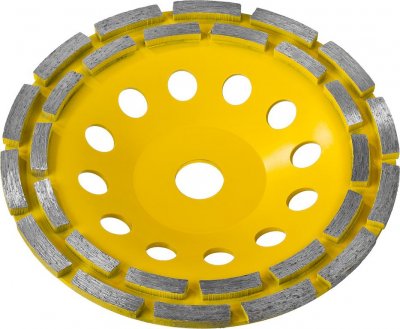 Алмазная чашка 180мм бетон двурядная