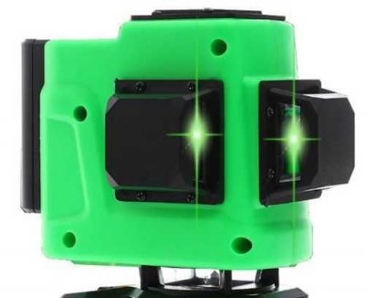 Лазерный уровень HEMUYOU 3D  (зеленый луч)