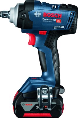 Гайковерт аккумуляторный ударный BOSCH GDS 18V-400 Professional (без АКБ)