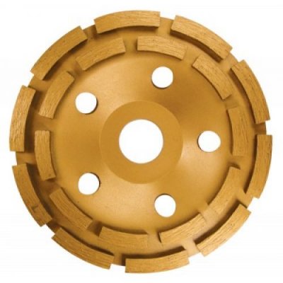 Чашка алмазная 125 мм двухрядная Зубр