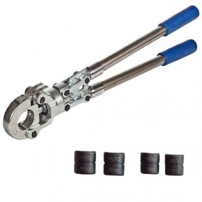 Пресс-клещи ручные VALTEC  с комплектом насадок 16-20-26-32 стандарт TH